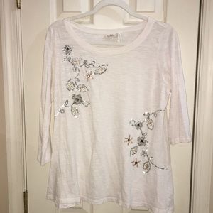 LOGO Lori Goldstein T Shirt size Small
